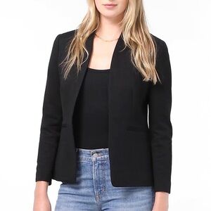J. Crew Women’s Going Out Blazer in Black Stretch Twill NWT Size 0